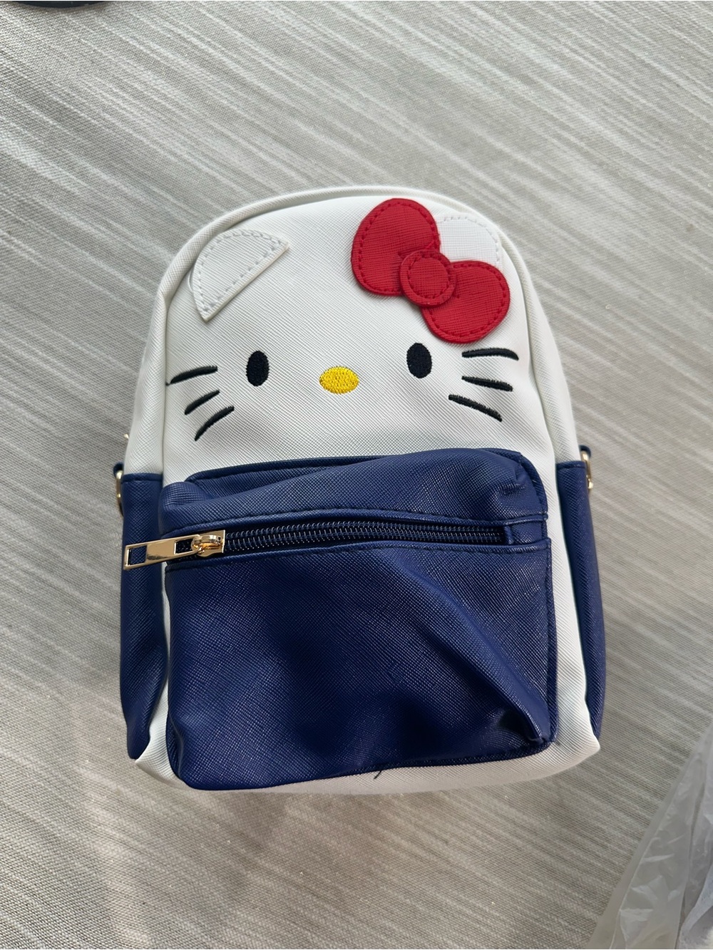 Hello Kitty Kids Navy & White Mini Backpack